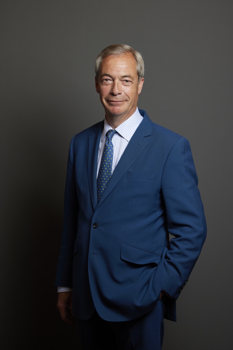 Nigel Farage - Official Parliamentary Portrait